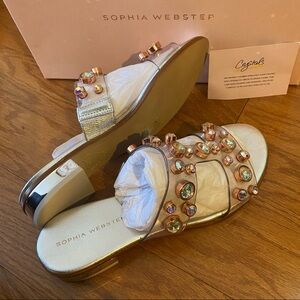 New Dina Gem Flat Sandal - Sophia Webster size 37